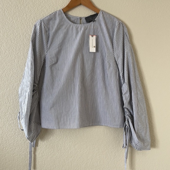 Anthropologie Tops - Anthropologie Sundays in Brooklyn Striped Blouse Size S